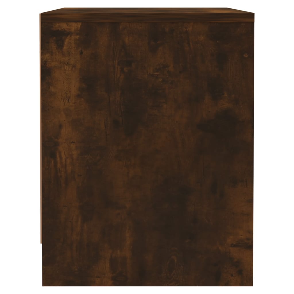 vidaXL Нощно шкафче, опушен дъб, 45x34x44,5 см, ПДЧ