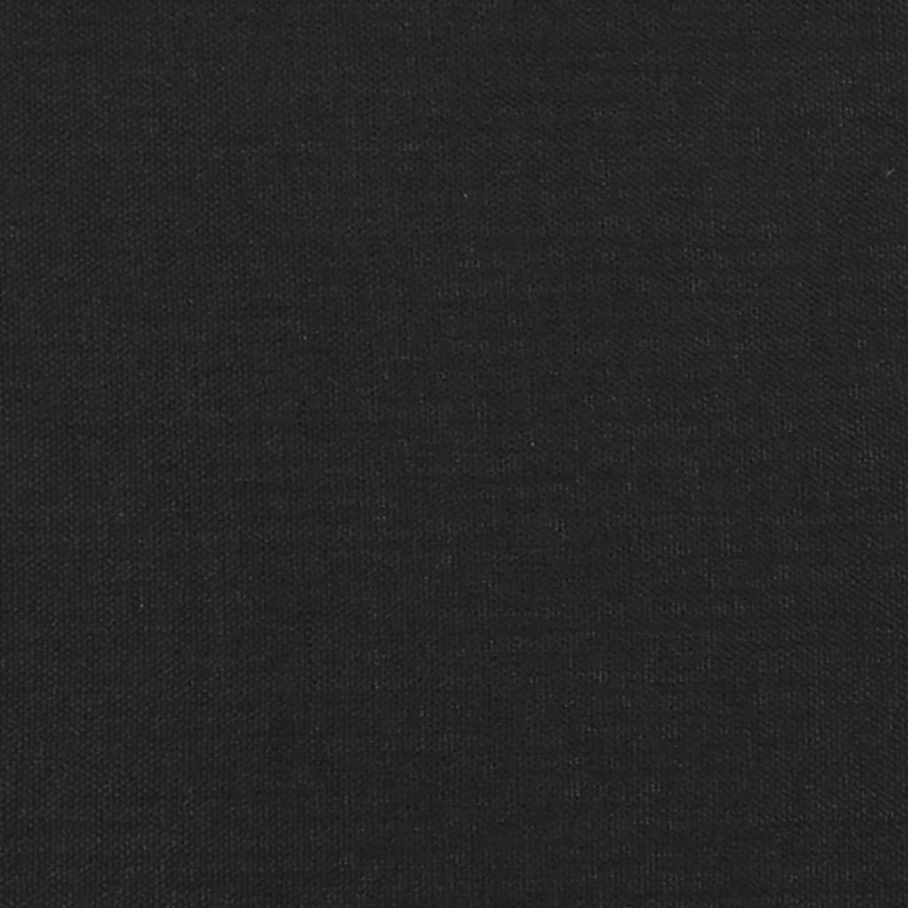 vidaXL Пейка, черен, 100x35x41 см, плат