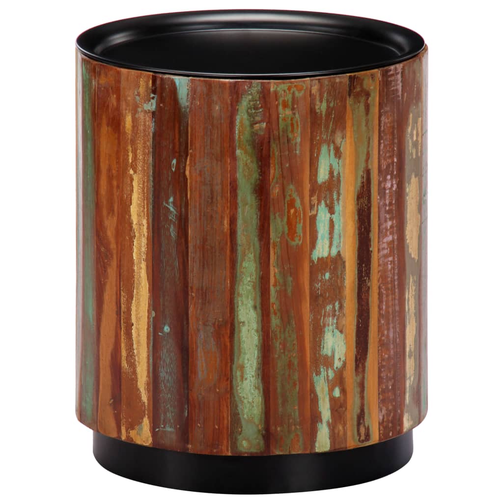 vidaXL Маса за кафе, 38x45 см, масивно регенерирано дърво