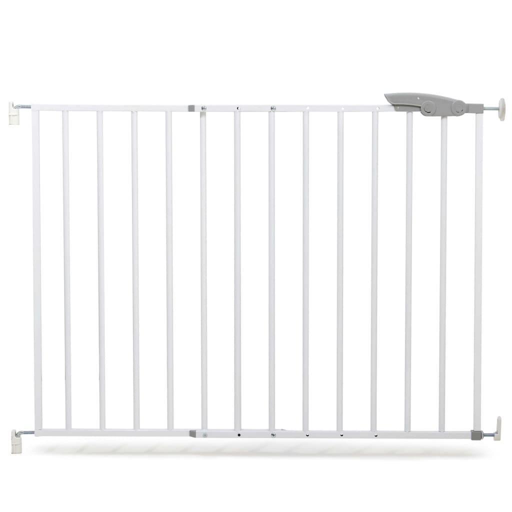 Fenss Преграда за врата Oslo, 73-107 см, метал, бяла, 64633