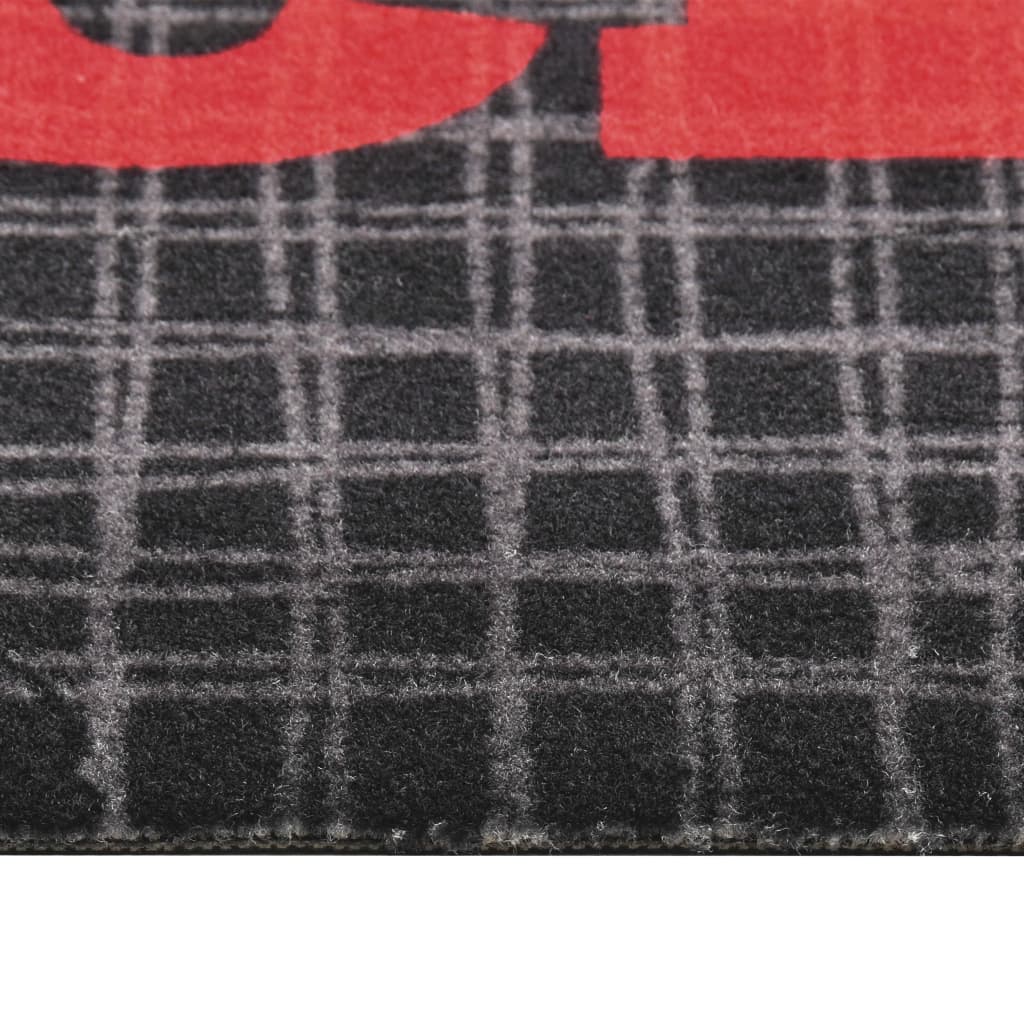vidaXL Кухненско килимче, перимо, надпис Hot&Spicy, 45x150 см