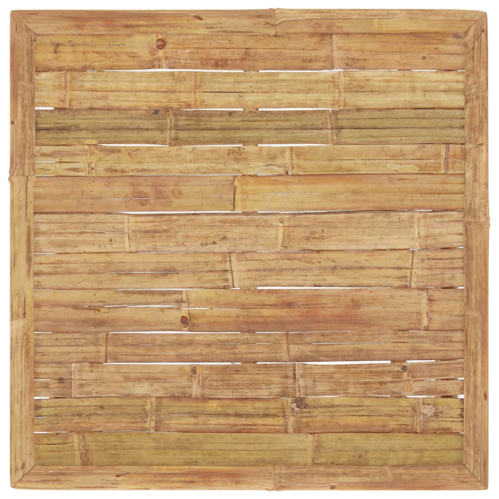 vidaXL Градински лаундж комплект тъмносиви възглавници 4 части бамбук