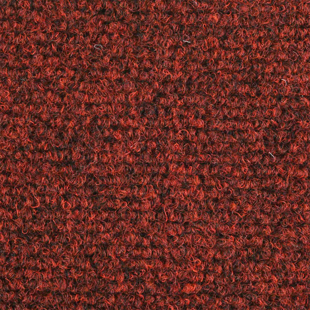 vidaXL Самозалепващи стелки за стъпала, 5 бр, червени, 65x21x4 см