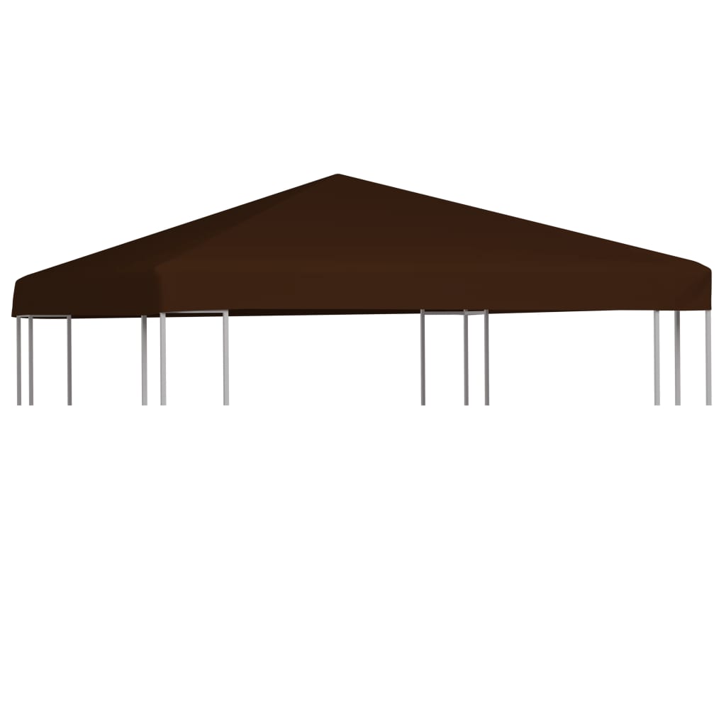 vidaXL Покрив за шатра, 310 г/м², 3x3 м, кафяв