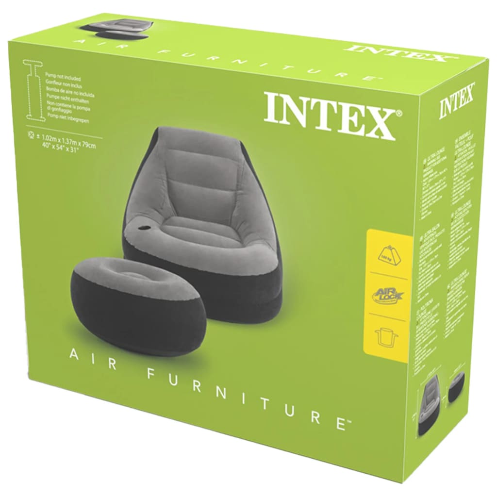 Intex Надуваем стол с пуф "Ultra Lounge Relax" 68564NP