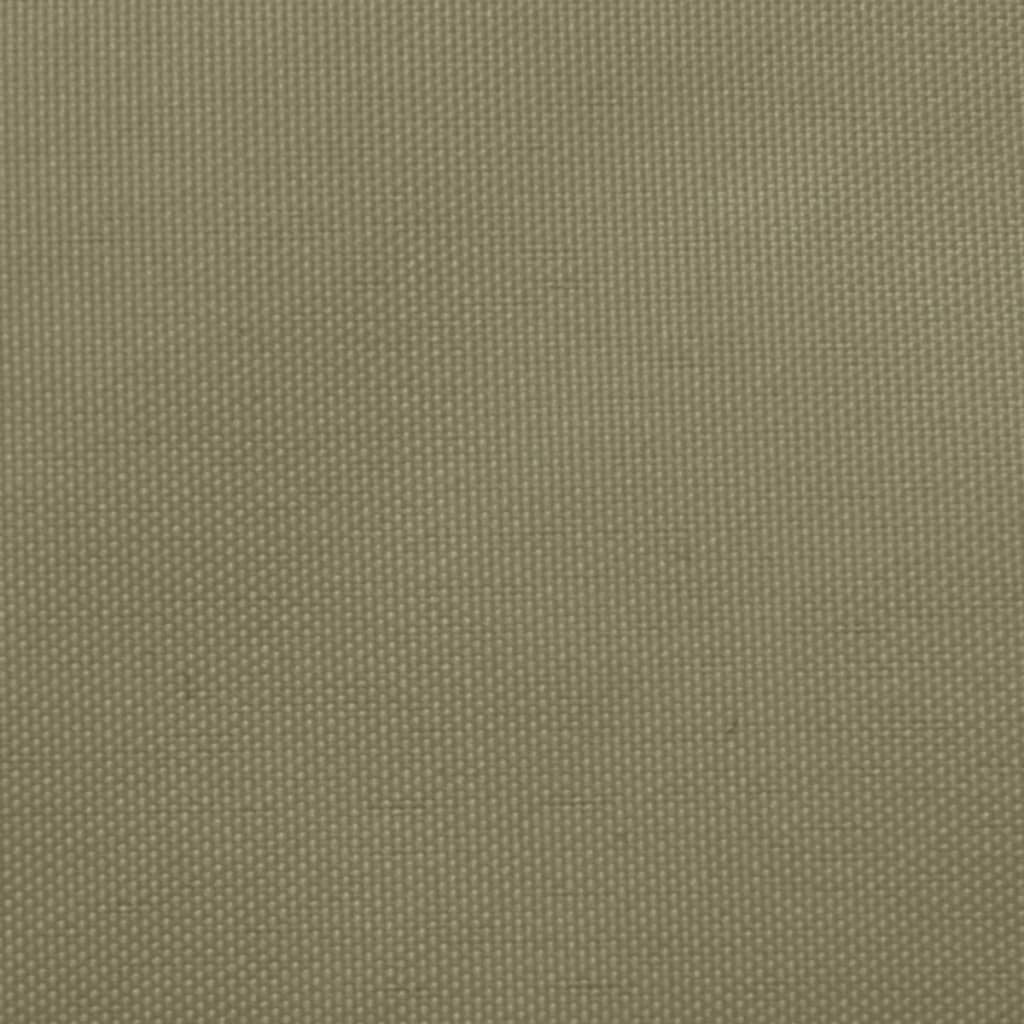 vidaXL Сенник платно, Оксфорд текстил, правоъгълно, 5x8 м, бежово