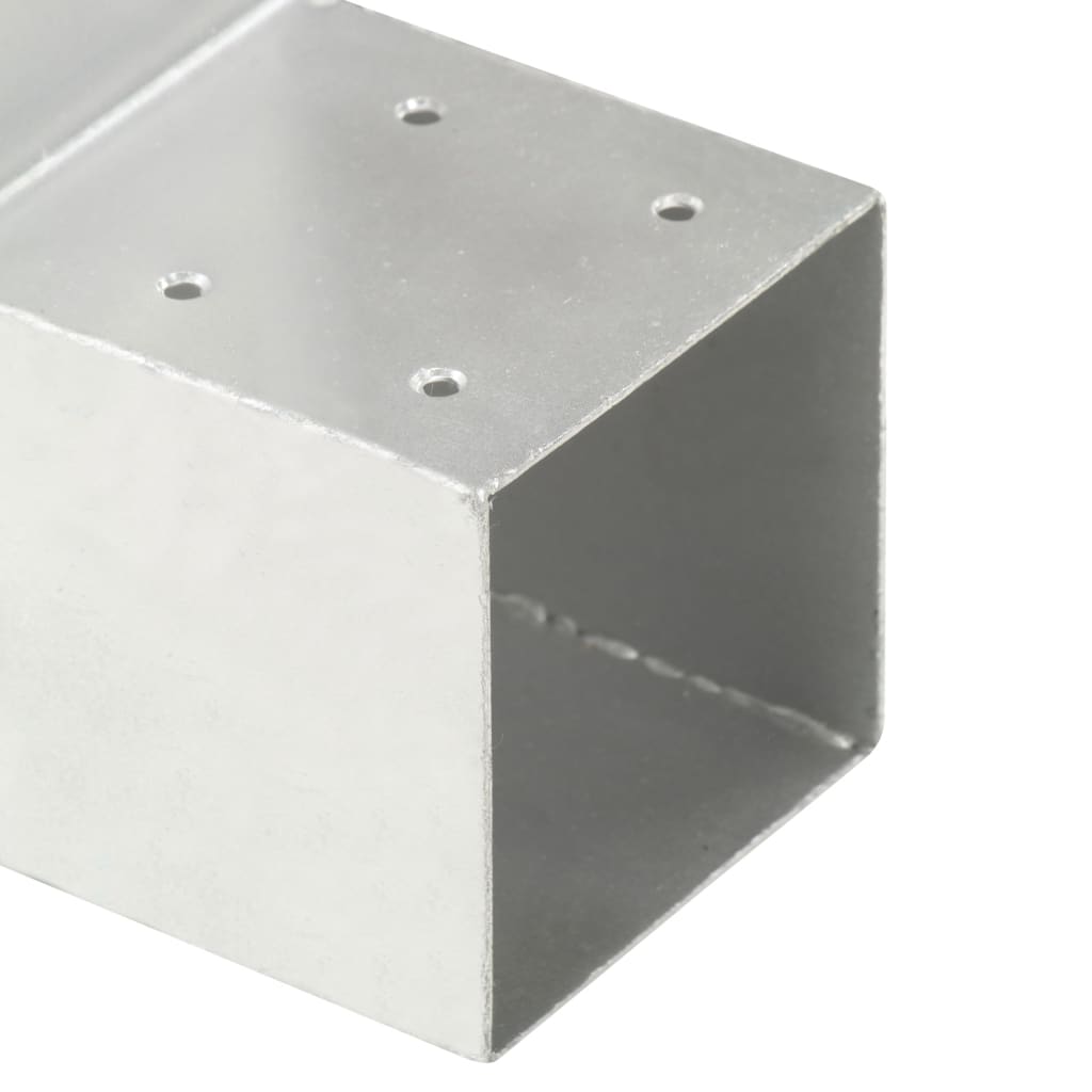 vidaXL Конектор за греди L-образен поцинкован метал 101x101 мм