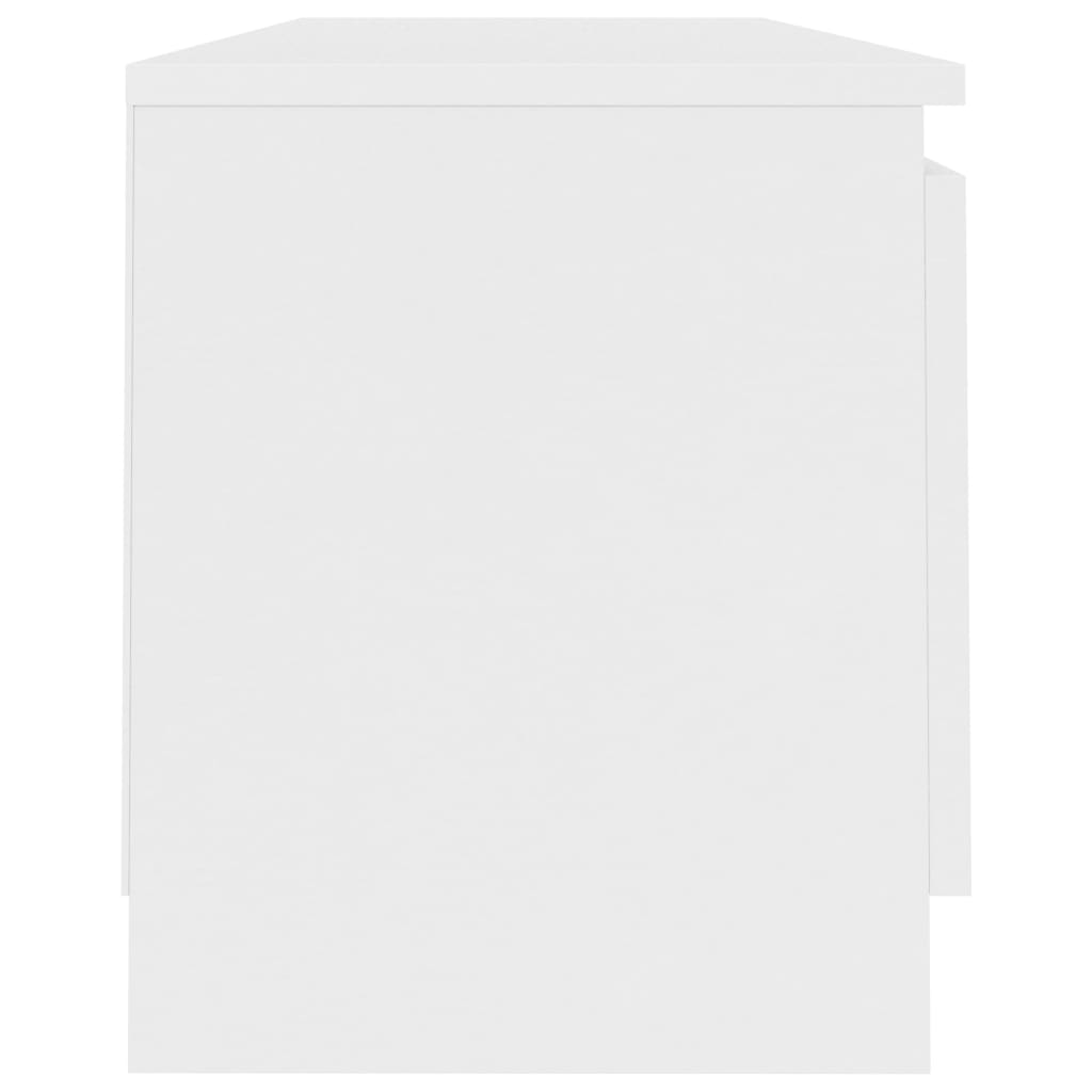 vidaXL ТВ шкаф, бял, 120x30x35,5 см, ПДЧ