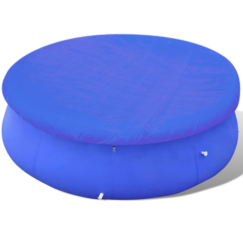 vidaXL Покривало за басейн от PE, кръгла форма, 460 см, 90 г/м2