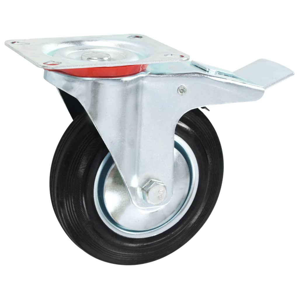 vidaXL Въртящи се колела, 4 бр, 160 мм