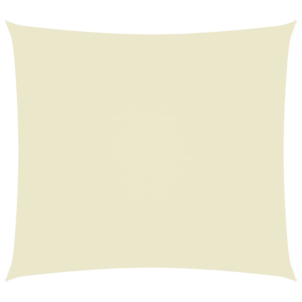 vidaXL Платно-сенник, Оксфорд текстил, правоъгълно, 3,5x4,5 м, кремаво