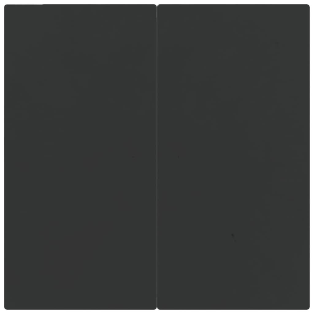 vidaXL Градински трапезен комплект, 3 части, черен, полиратан