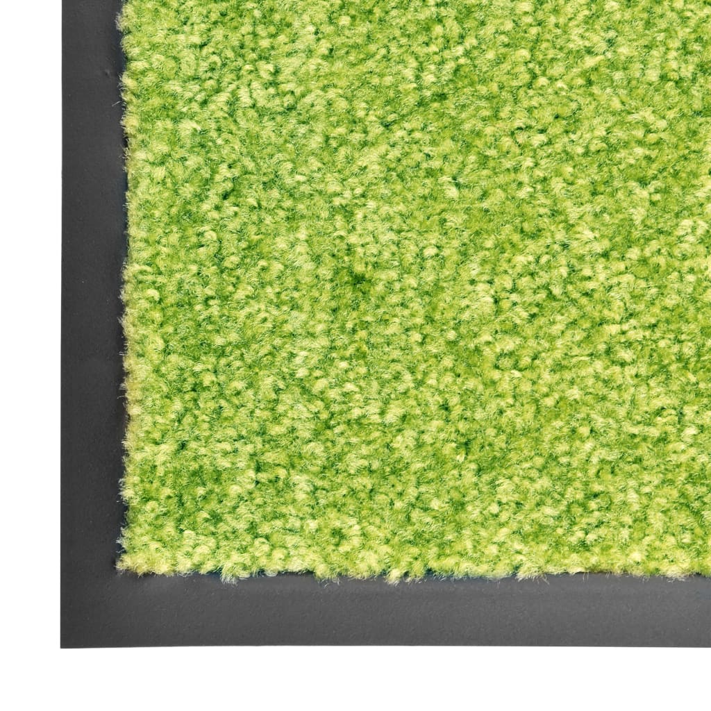 vidaXL Перима изтривалка, зелена, 120x180 см