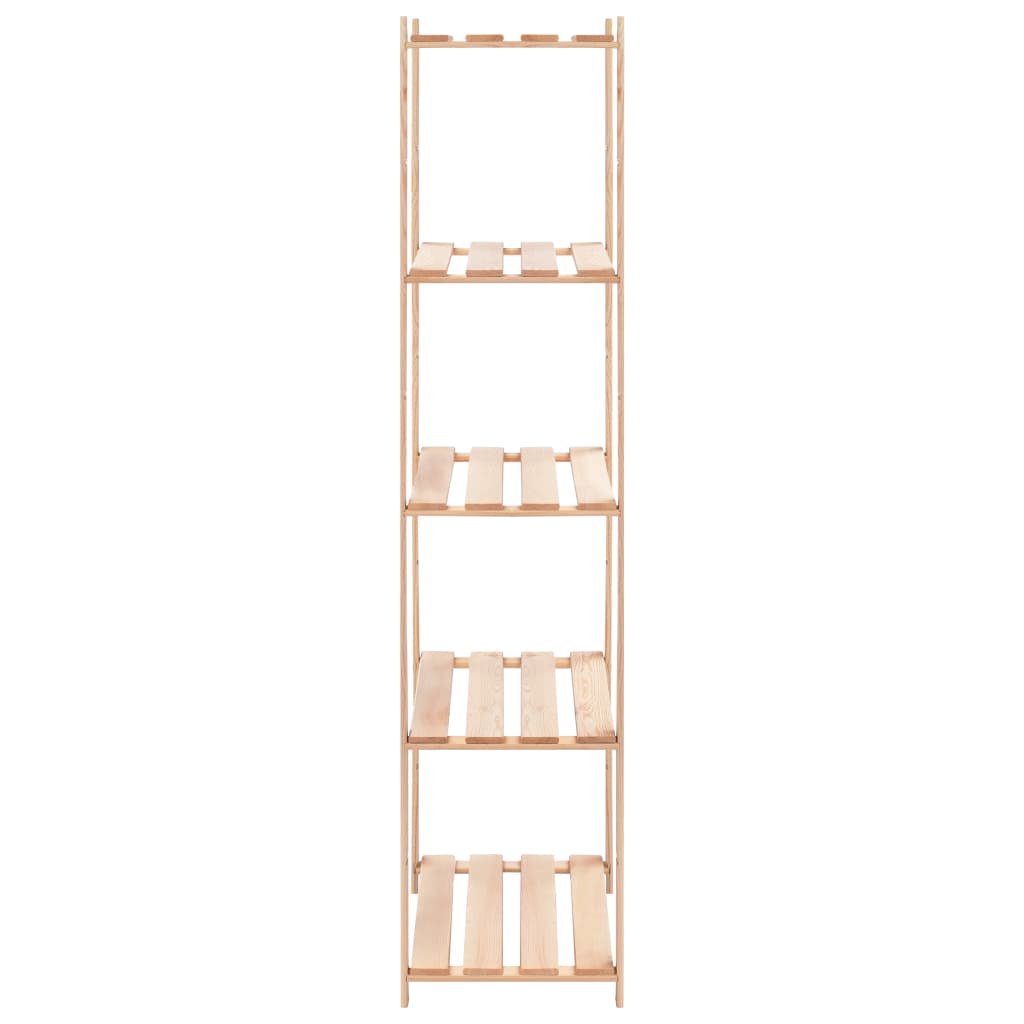 vidaXL 5-етажни стелажи, 5 бр, 80x38x170 см, бор масив, 250 кг