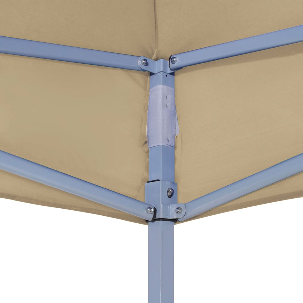 vidaXL Покривало за парти шатра, 4x3 м, бежово, 270 г/м²