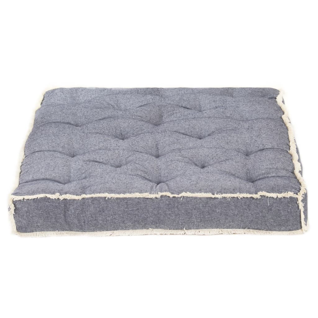 vidaXL Възглавница за палетен диван, синя, 120x80x10 см