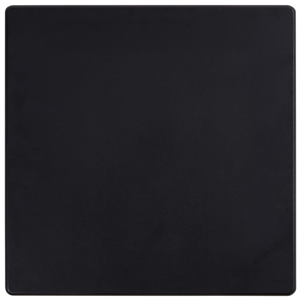 vidaXL Бар маса, черна, 60x60x111 см, МДФ