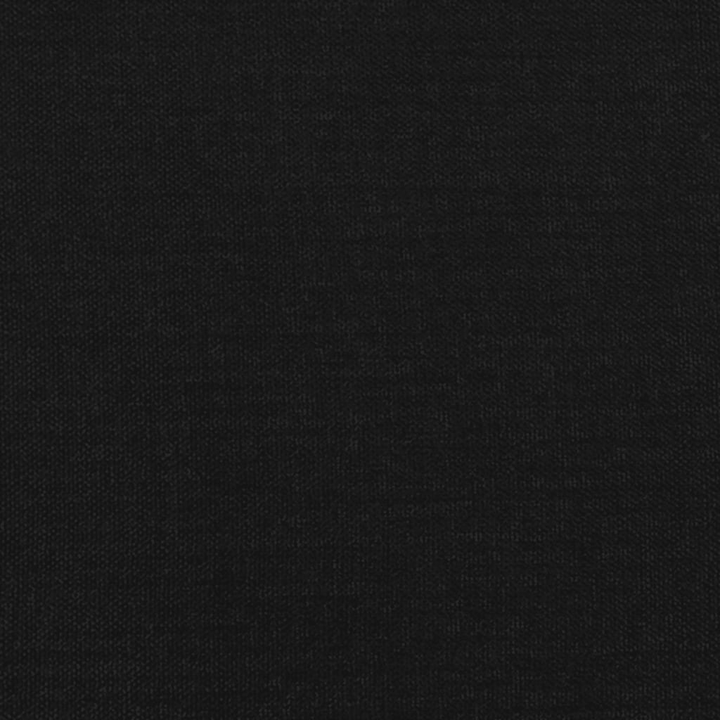 vidaXL Рамка за легло черна 120x200 см плат