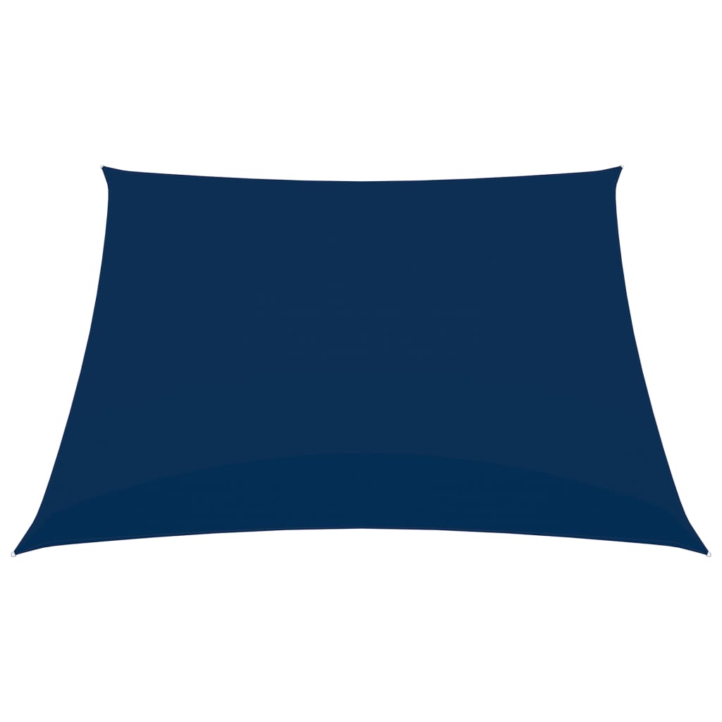vidaXL Платно-сенник, Оксфорд текстил, квадратно, 5x5 м, синьо