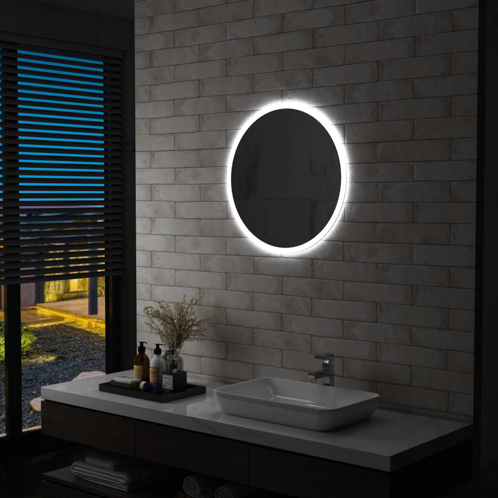 vidaXL LED огледало за баня 60 см