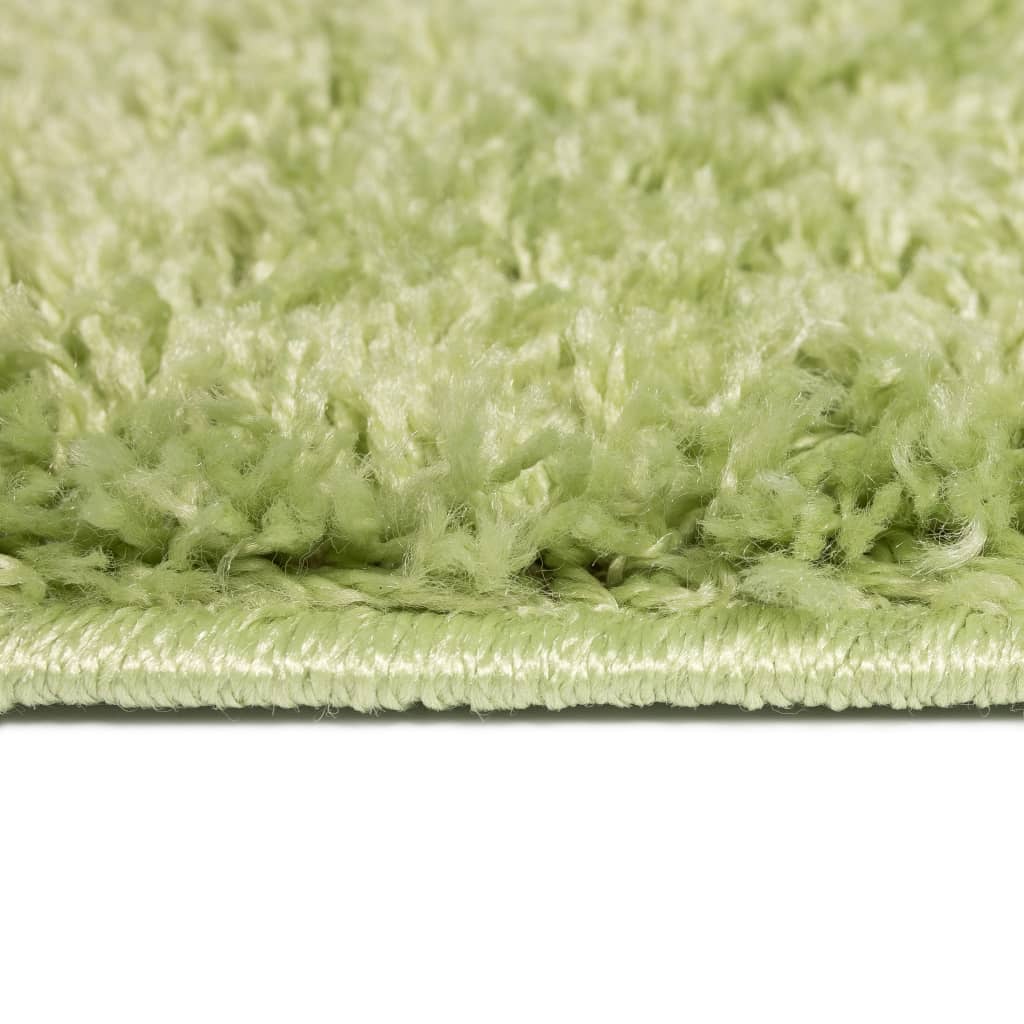 vidaXL Рошав килим тип шаги, 80x150 см, зелен
