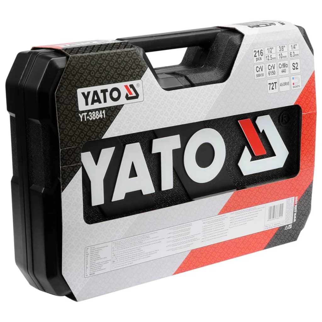 YATO Гедоре комплект от 216 части YT-38841