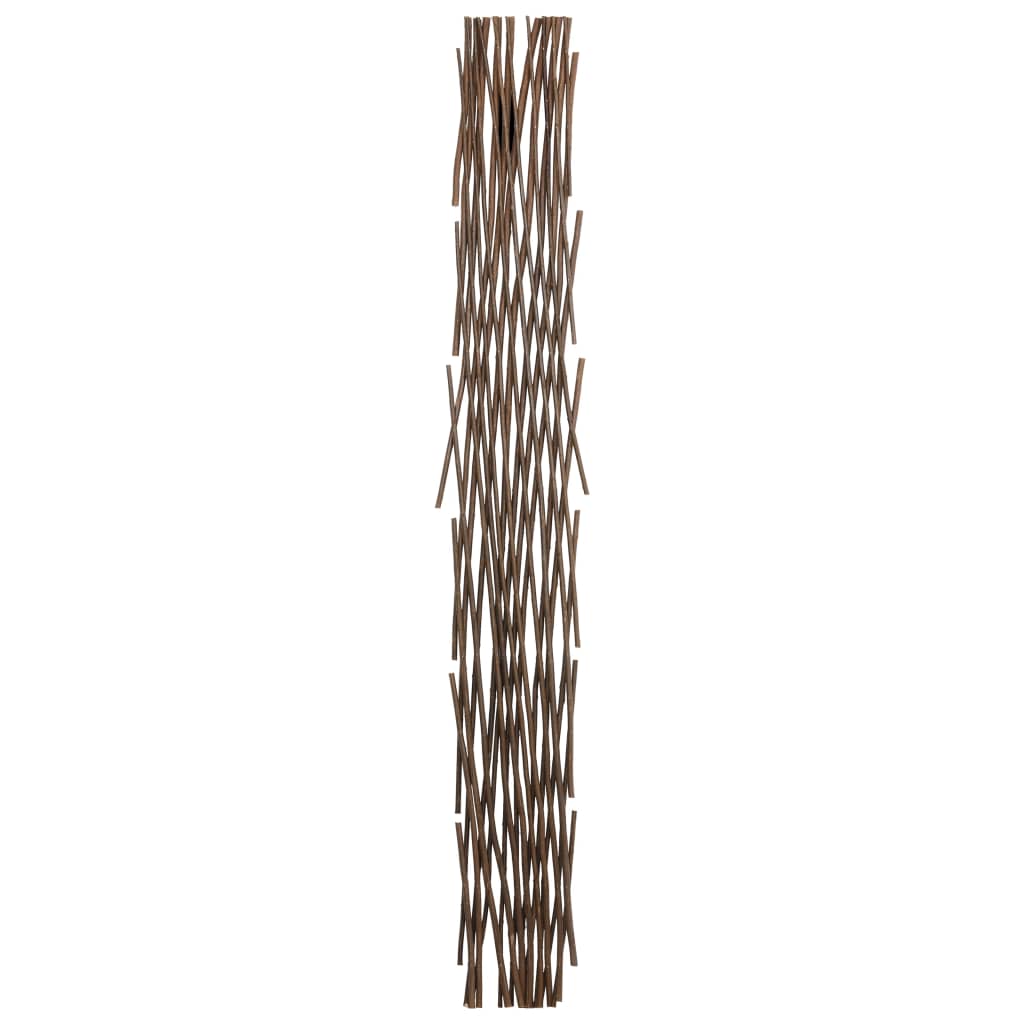 vidaXL Върбови огради хармоника, 5 бр, 180x120 см