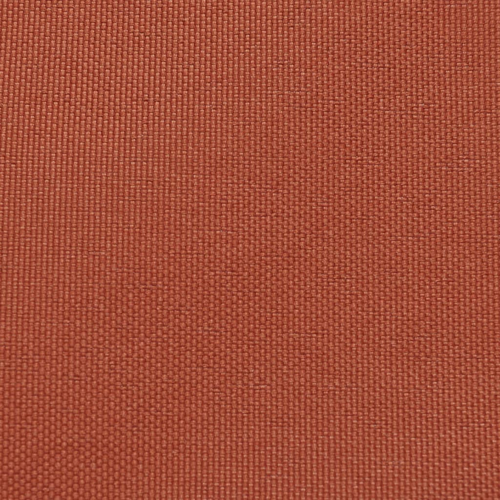vidaXL Сенник-платно от "Оксфорд" текстил, 3,6x3,6 м, цвят теракота