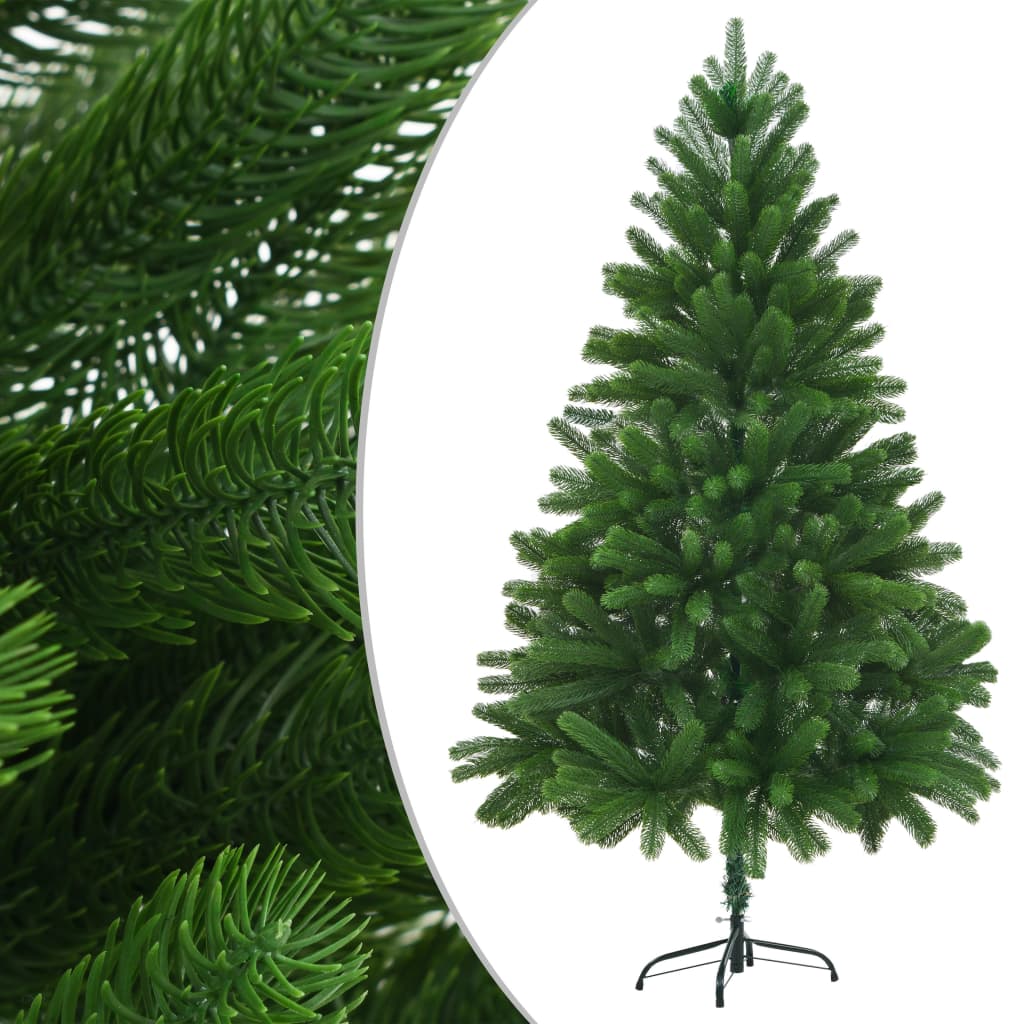 vidaXL Изкуствено коледно дърво, реалистични иглички, 180 см, зелено