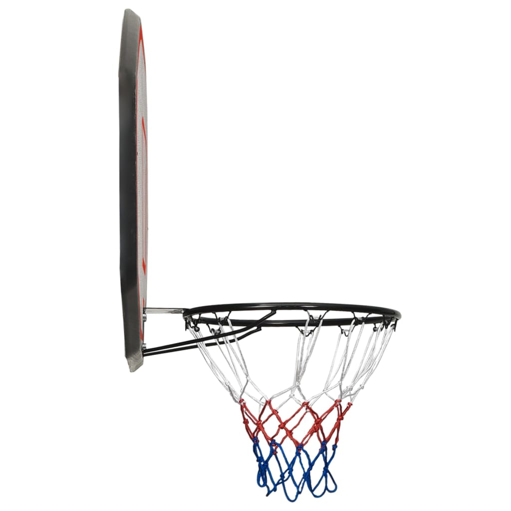 vidaXL Баскетболно табло черно 109x71x3 см полиетилен
