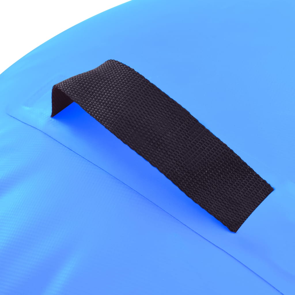 vidaXL Надуваем гимнастически дюшек с помпа 120x75 см PVC син