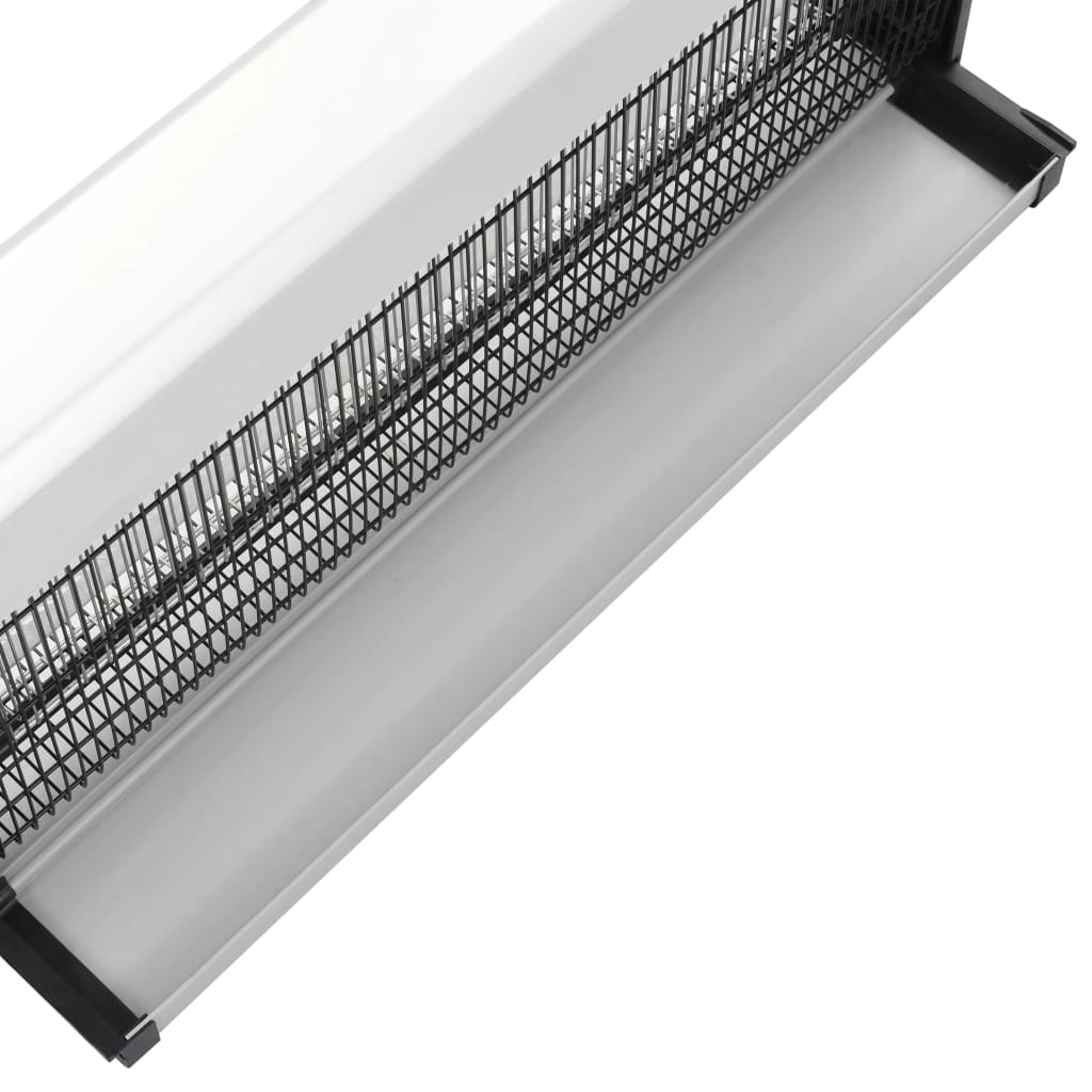 vidaXL Инсектицидна лампа, черна, алуминий, ABS, 40 W