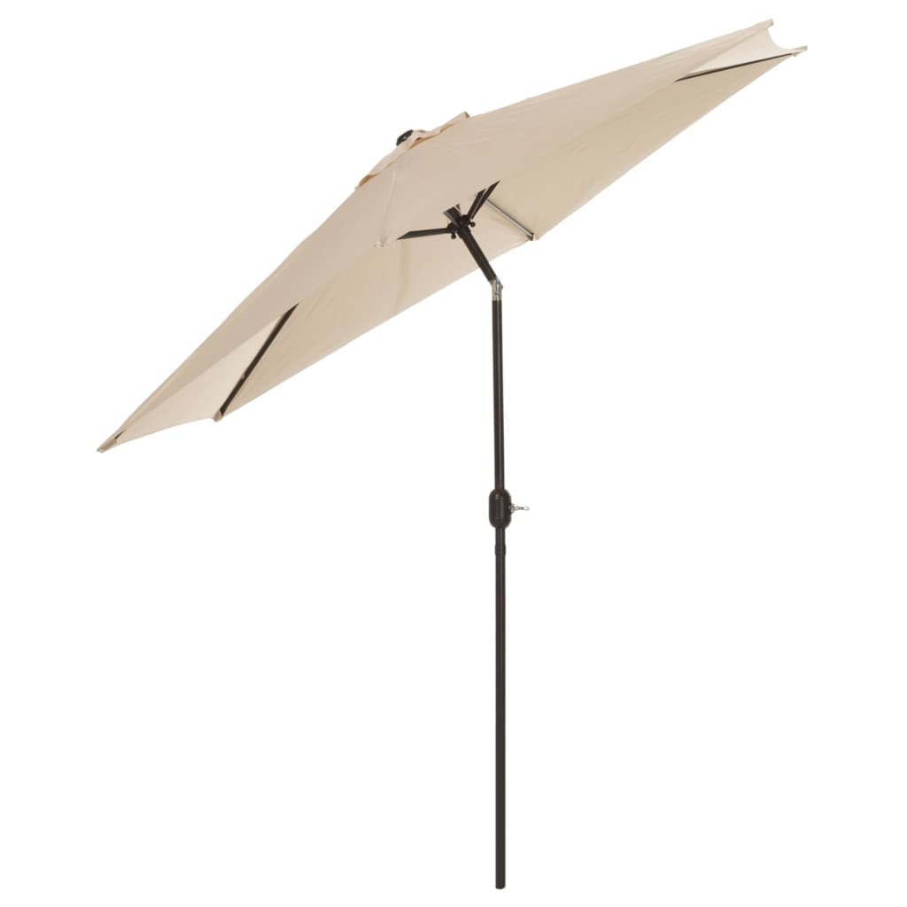Madison Градински чадър Flores Luxe, 300 см, кръгъл, екрю