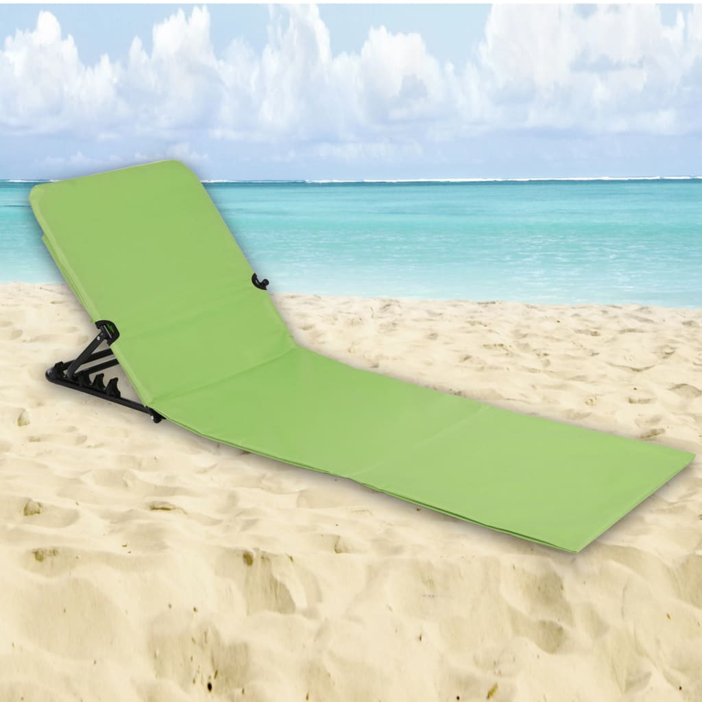 HI Сгъваема плажна постелка, PVC, зелена