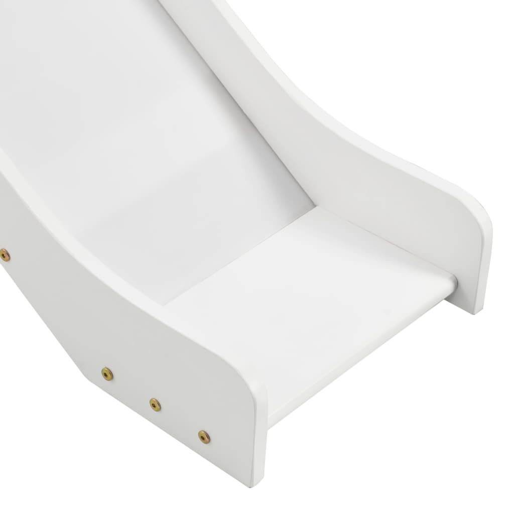 vidaXL Високо детско легло с пързалка и стълба, бор, 208x230 см