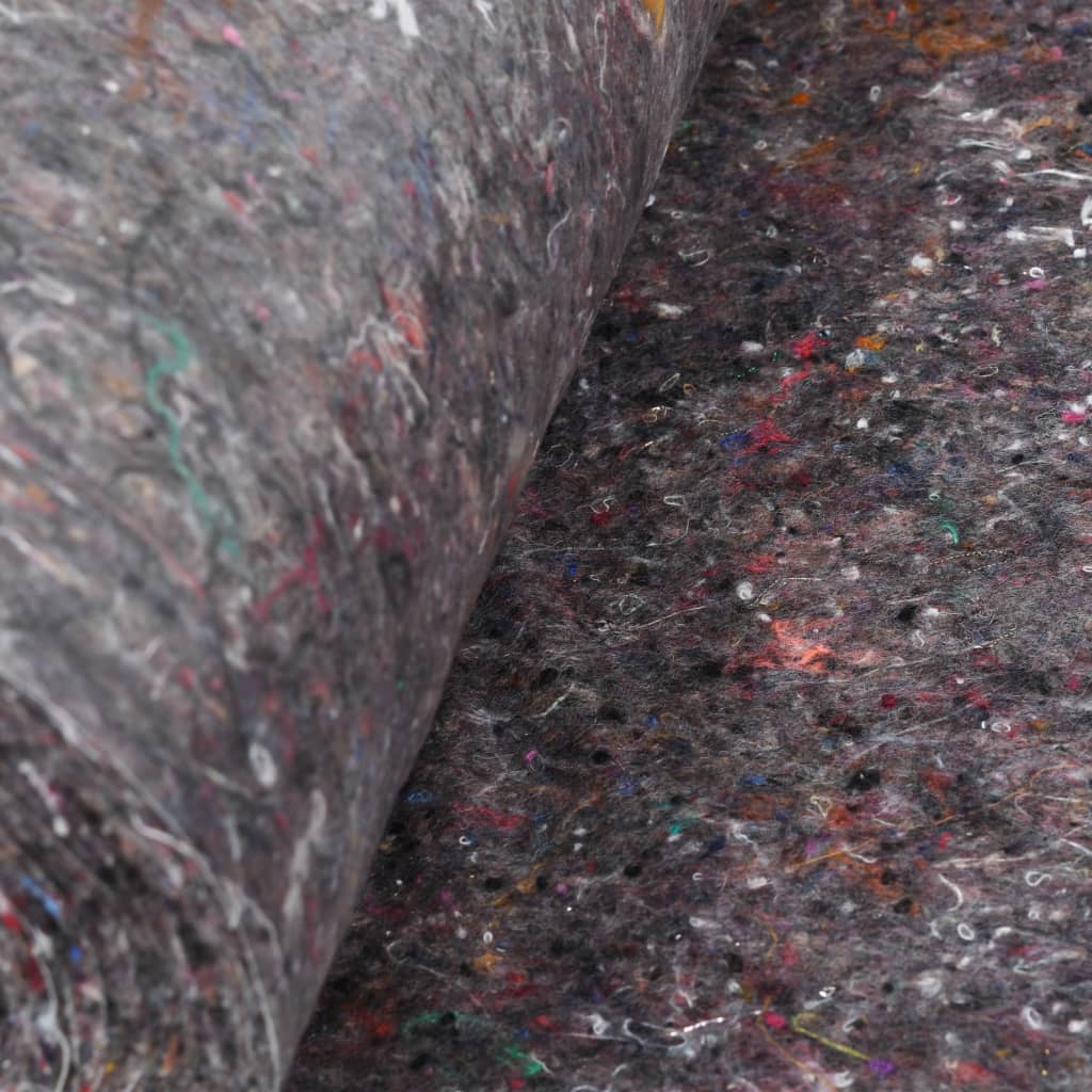 vidaXL Неплъзгащо се бояджийско покривало, 50 м, 180 г/м², сиво