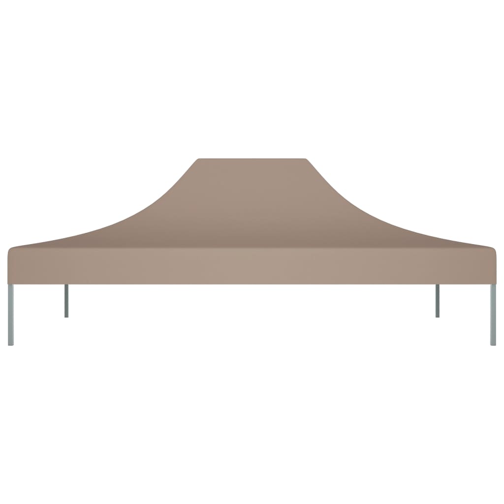 vidaXL Покривало за парти шатра, 4x3 м, таупе, 270 г/м²