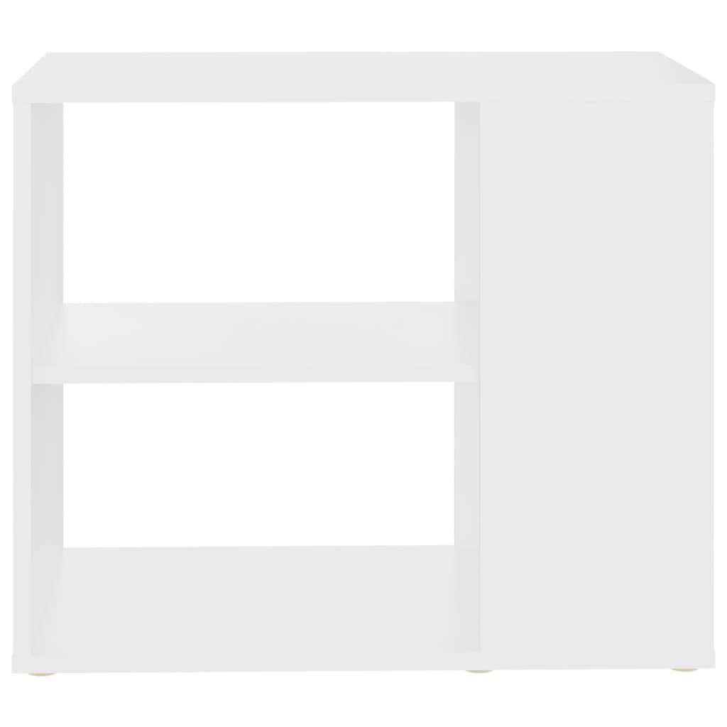 vidaXL Страничен шкаф, бял, 60x30x50 см, ПДЧ