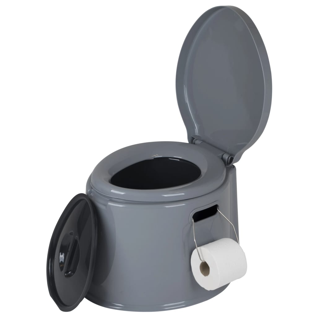 Bo-Camp Преносима тоалетна, 7 литра, сива