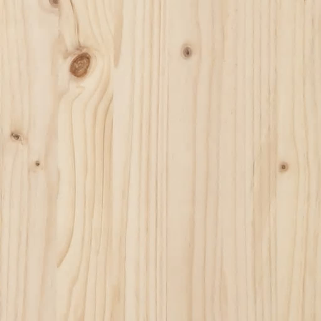 vidaXL Градински сандък, 50x50x70 см, борово дърво масив