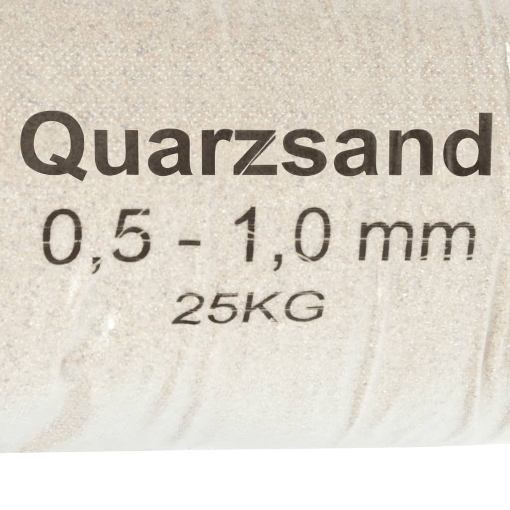 vidaXL Филтърен пясък 25 кг 0,5-1,0 мм