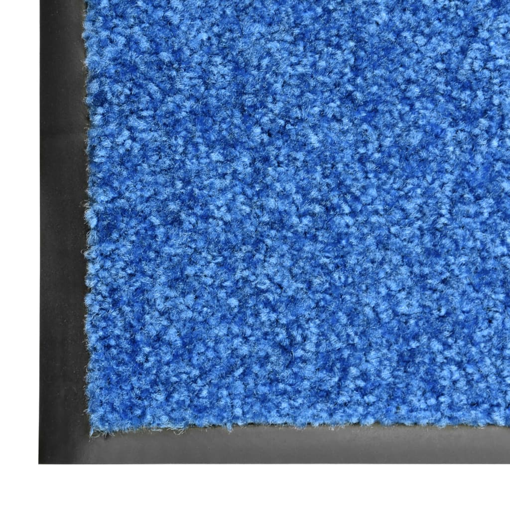 vidaXL Перима изтривалка, синя, 90x150 см