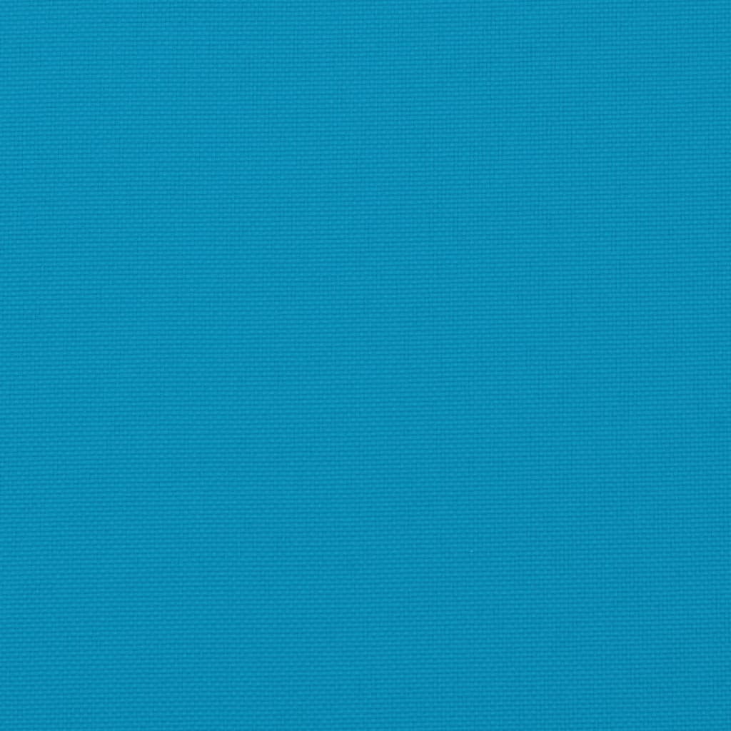 vidaXL Възглавница за градинска пейка синя 120x50x3 см оксфорд плат