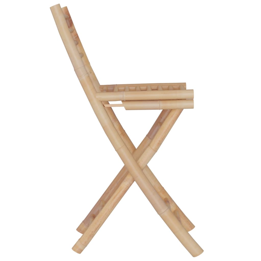 vidaXL Бар комплект, 3 части, бамбук