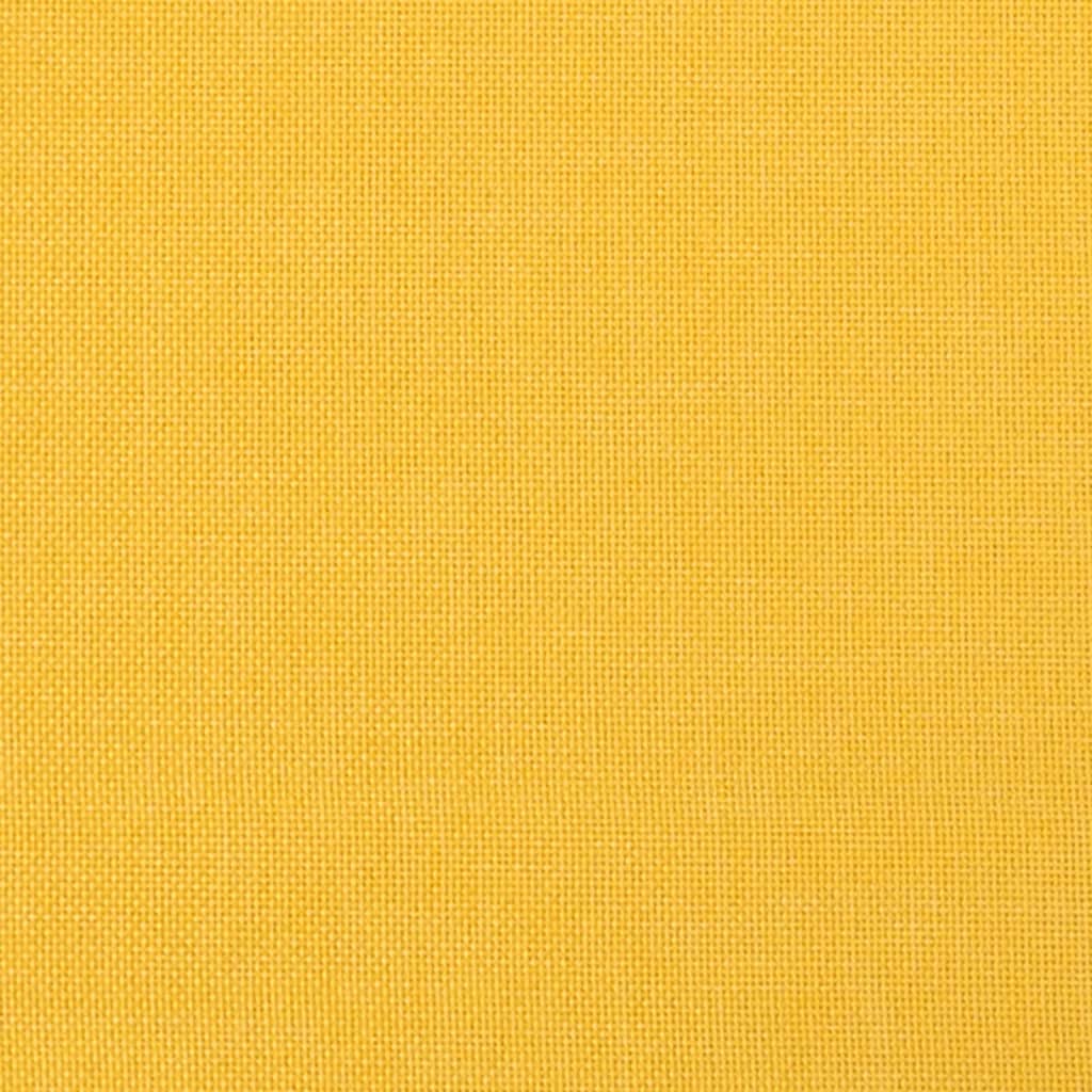 vidaXL Табуретка, жълта, 78x56x32 см, текстил