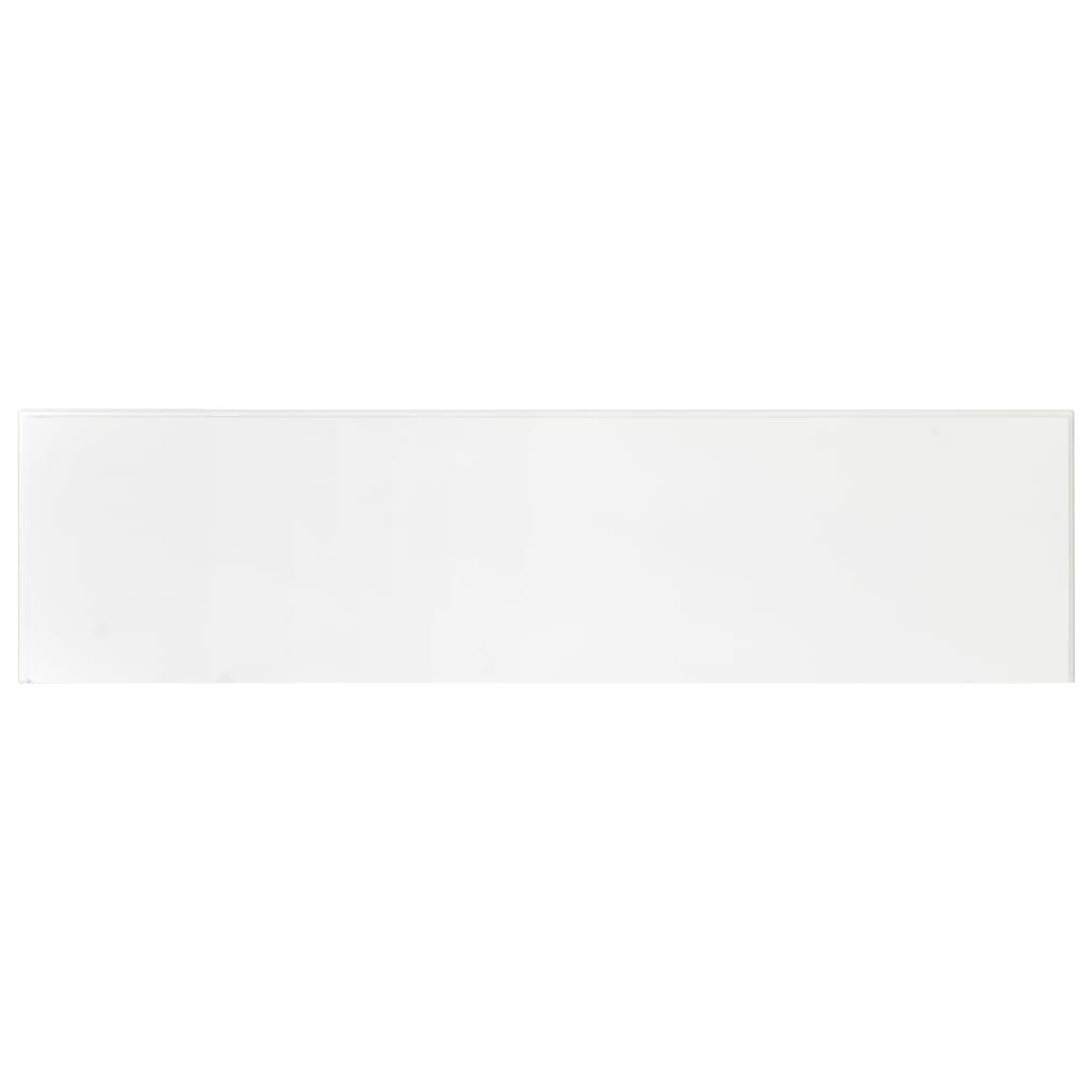 vidaXL Конзолна маса, бяла, 120x30x76 см, МДФ