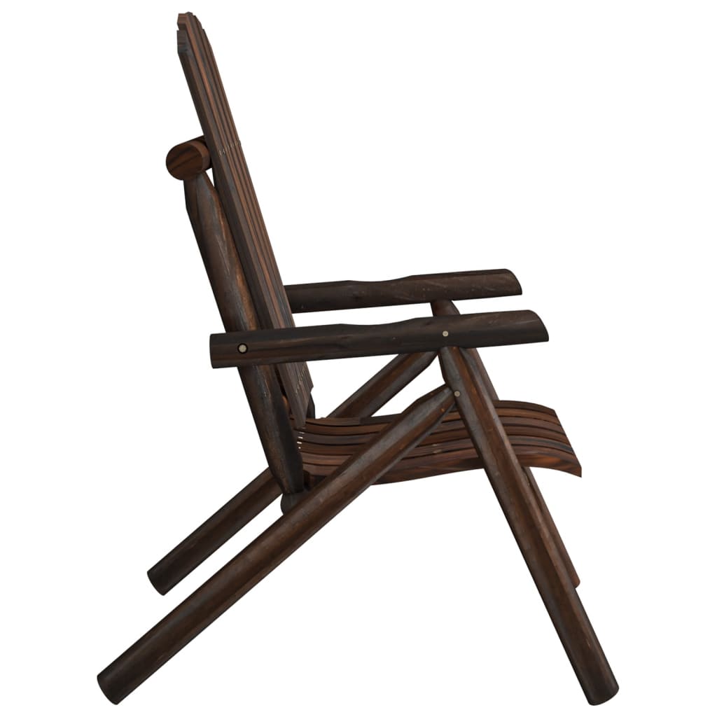 vidaXL Градински стол, 68x86x103 см, масивен смърч