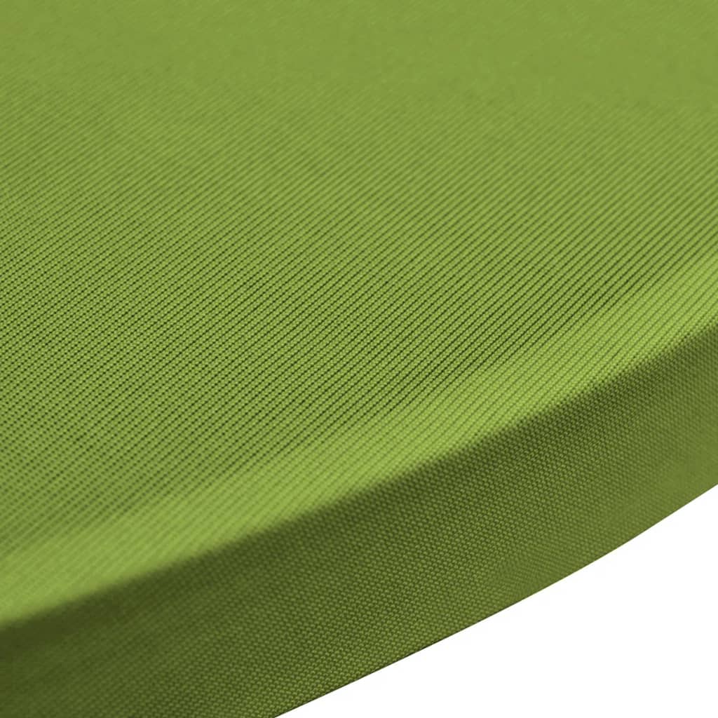 vidaXL Покривки за маси, еластични, 4 бр, 80 см, зелени
