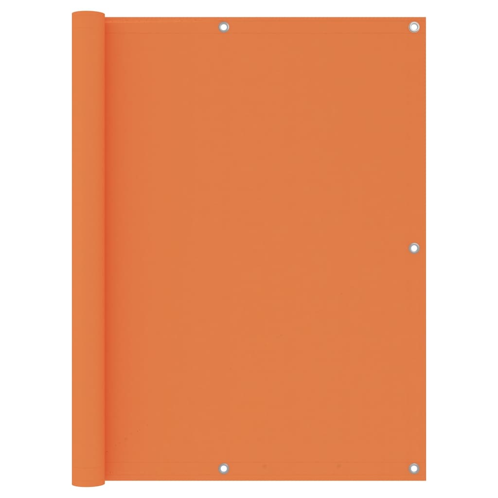 vidaXL Балконски параван, оранжев, 120x500 см, оксфорд плат