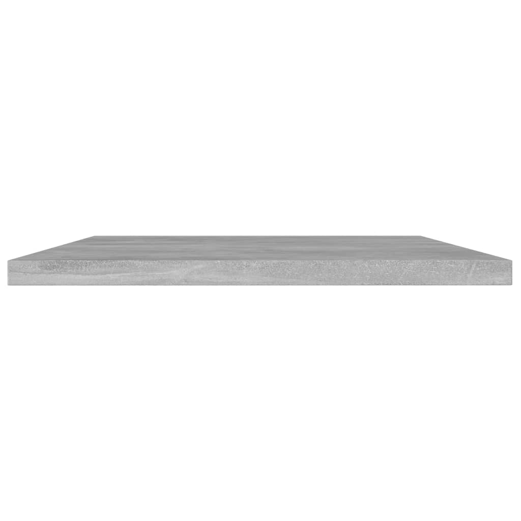 vidaXL Рафтове за етажерка, 4 бр, бетонно сиви, 40x30x1,5 см, ПДЧ